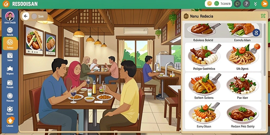 Tampilan awal yang memukau dan mudah dinavigasi.