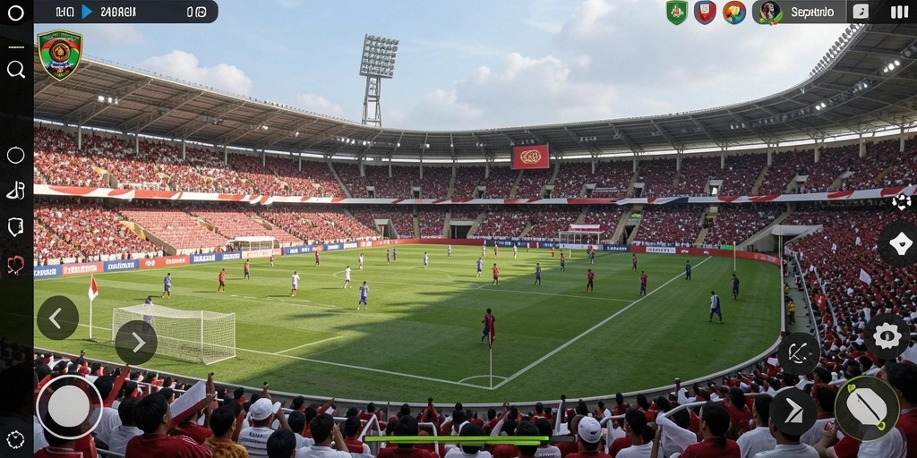 Tangkapan layar menampilkan karakter utama dalam aksi.