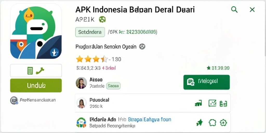 Tampilan antarmuka aplikasi yang menarik dan user-friendly.