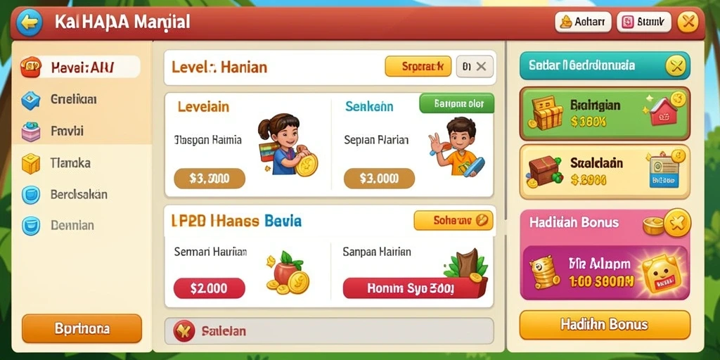 Screenshot menampilkan misi pertama yang dapat dimainkan.