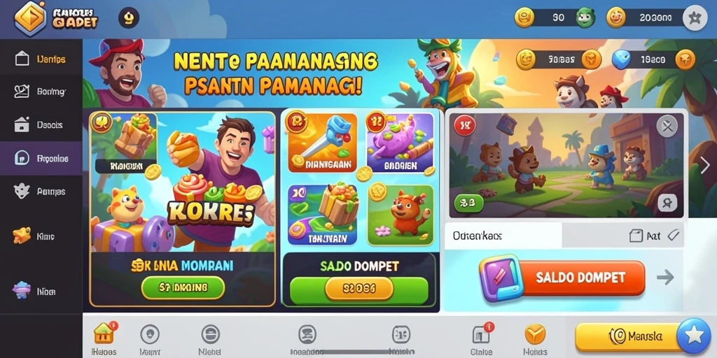 Tampilan antarmuka yang intuitif dan menarik.