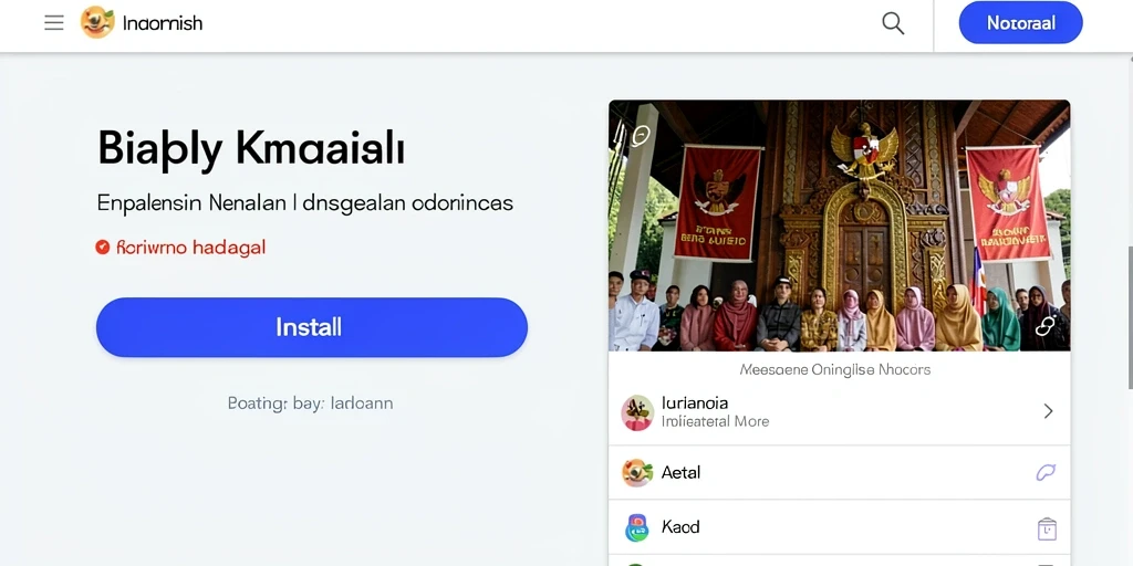 Tampilan antarmuka yang bersih dan menarik.