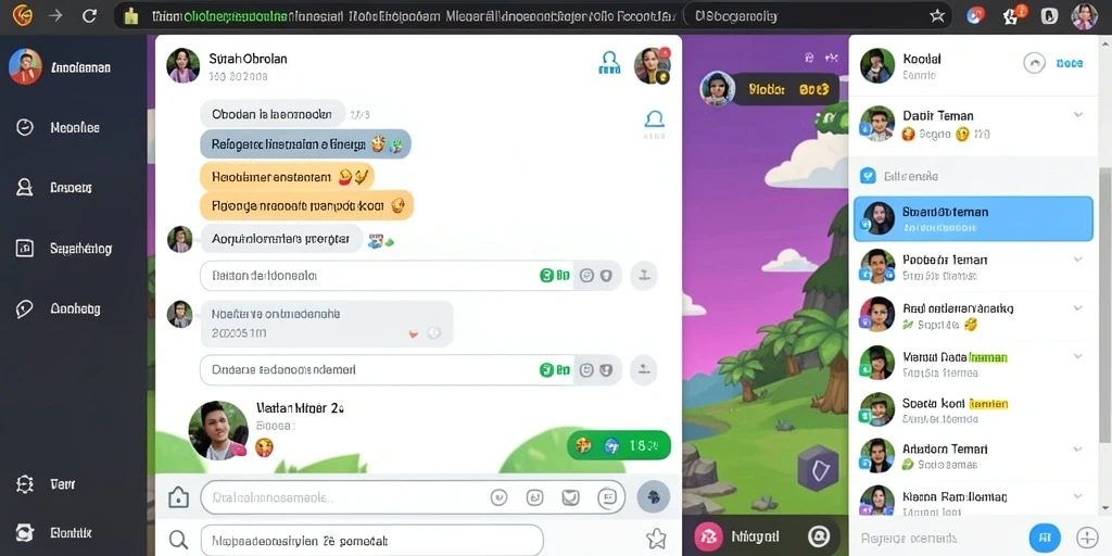 Antarmuka aplikasi yang user-friendly dan menarik.