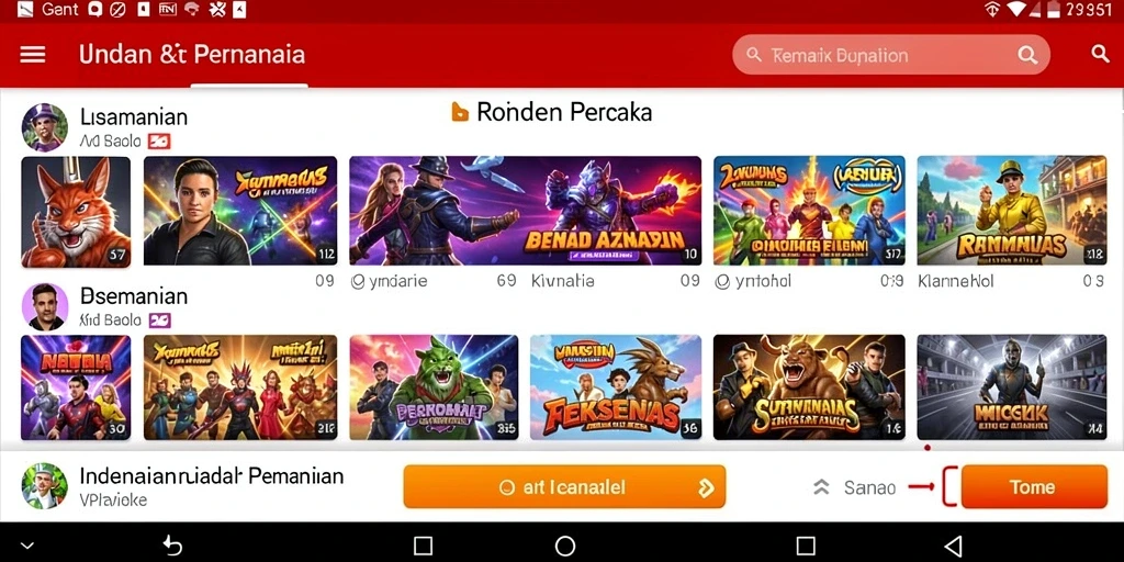 Tampilan menarik dari permainan aksi di G9VIP.