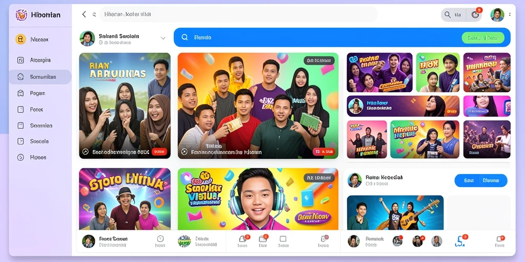 Tampilan antarmuka yang menarik dan mudah dinavigasi.