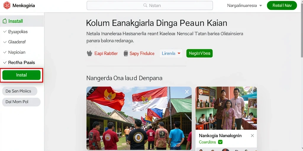 Tampilan antarmuka pengguna yang modern dan menarik.