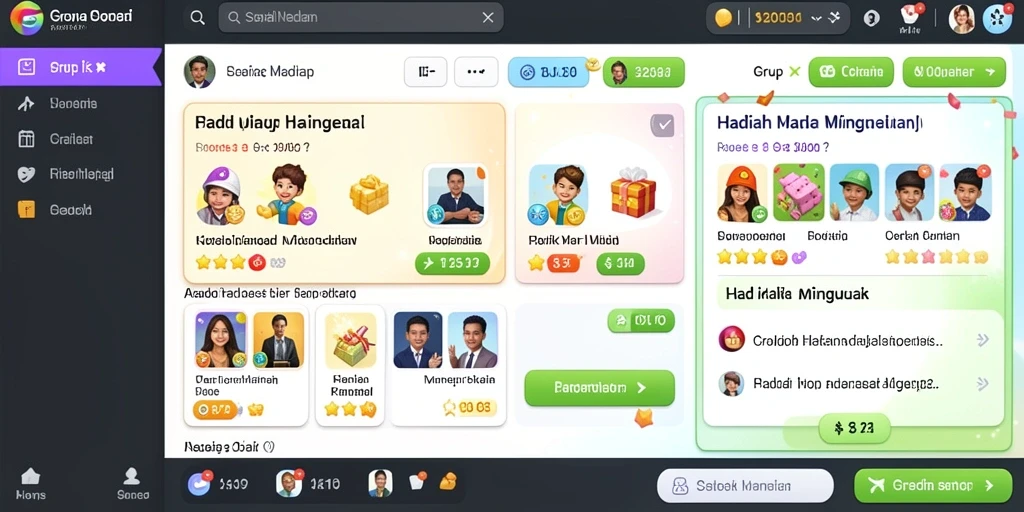 Tampilan antarmuka yang menarik dan mudah dinavigasi.