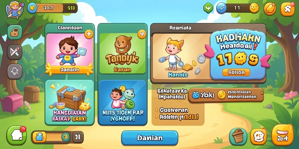 Tampilan antarmuka utama yang menarik dan mudah digunakan.