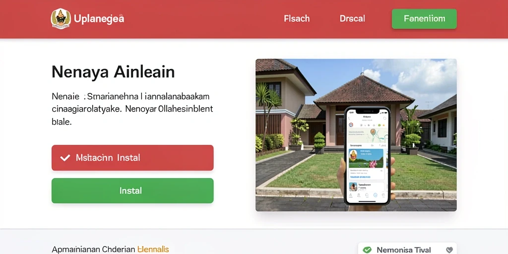 Tampilan antarmuka yang menarik dan modern.