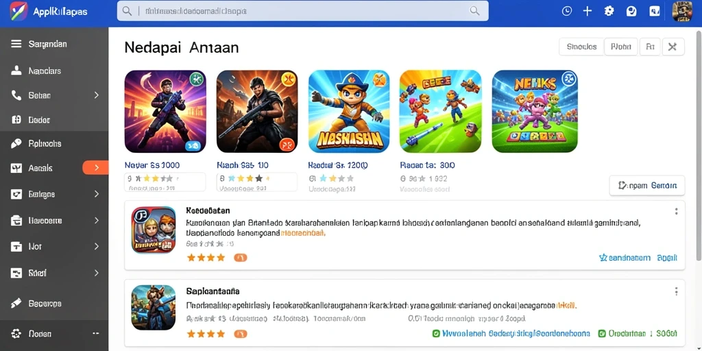 Screenshot menunjukkan antarmuka utama yang menarik.