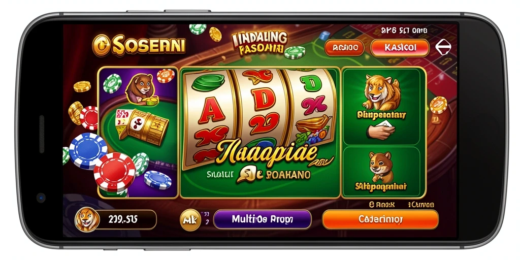 Tampilan antarmuka awal SONTOGEL yang menarik.