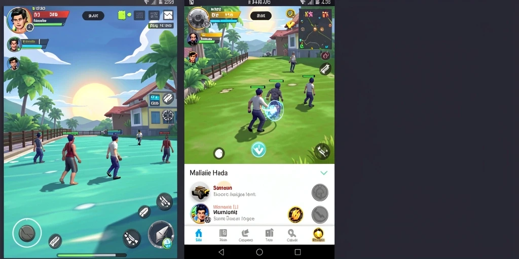 Screenshot menunjukkan karakter utama dalam aksi.