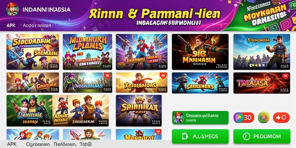 Tampilan menu utama yang menarik dan mudah dinavigasi.